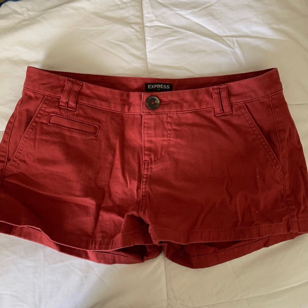 Burnt orange Express shorts, size 2. Never worn!!